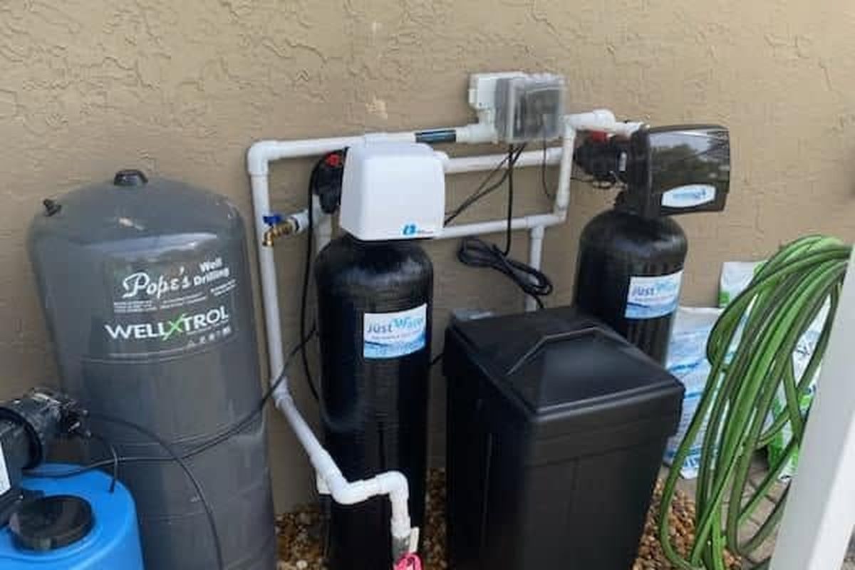 Just Water well water treatment system for iron, sulfur, tannin and heavy metal removal